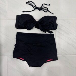 DOLL Two-Piece Bikini – Black